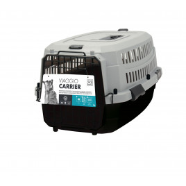 M-Pets Viaggio Carrier Iata Kedi ve Küçük Irk Köpek Taşıma Çantası 48.3x32x25.4 Cm Gri/Siyah Xsmall