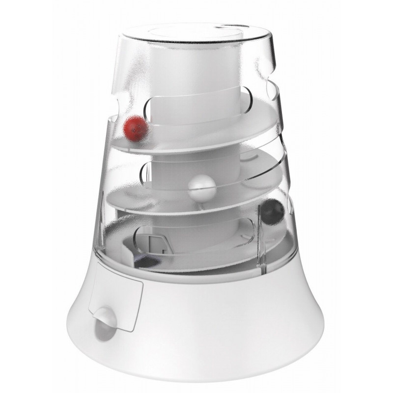 M-Pets Vortex İnteraktif Kedi Oyuncağı 22x19.7 Cm Beyaz