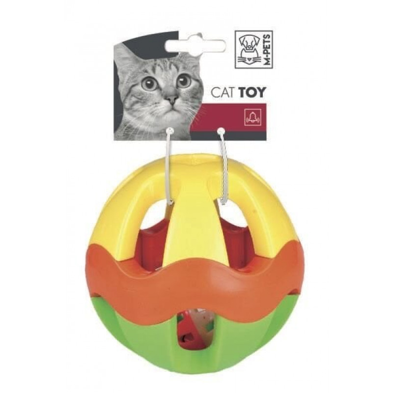 M-Pets Wave 12 Cm Top Plastik Kedi Oyuncağı Renkli