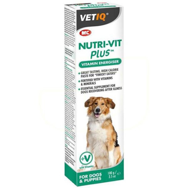 MC VetIQ 100 Gr Nutrivit Plus İştah Açıcı Vitamin Macunu | Köpek Vitamini MC VetIQ 100 Gr Nutrivit Plus İştah Açıcı Vitamin Macunu | Köpek Vitamini
