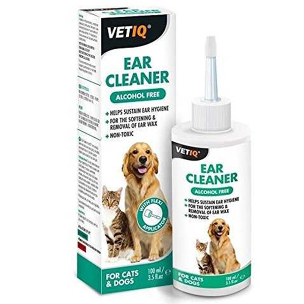 MC VETIQ 100 Ml Ear Cleaner Kulak Temizleme Losyonu | Kedi Göz Ve Kulak Bakım