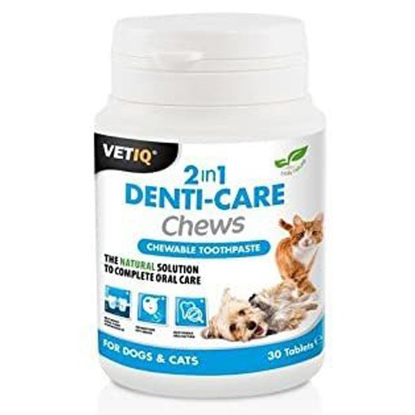 MC VetiQ 30 Tablet 2in1 Denti Care Chews Tartar Ve Plak Önleyici | Köpek Ağız Ve Diş Bakım Ürünü