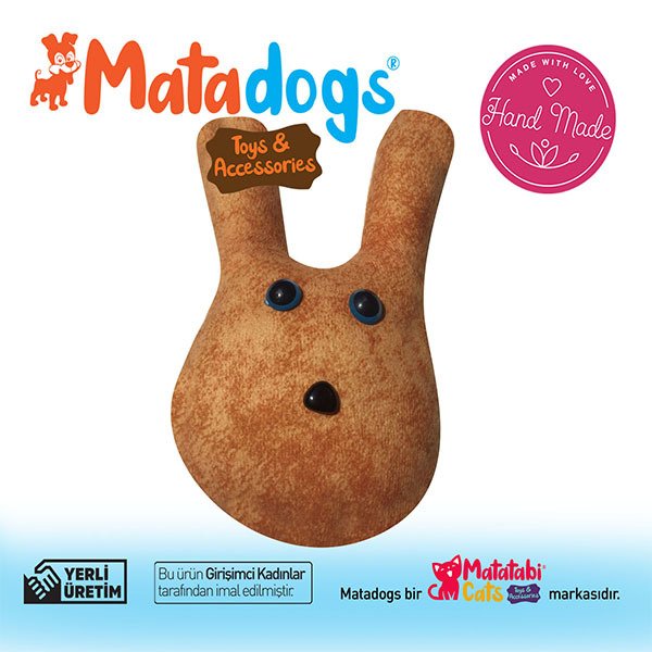 Mata Dogs 16 Cm Sparky Oyuncak Hardal | Kumaş Ve Peluş Köpek Oyuncağı