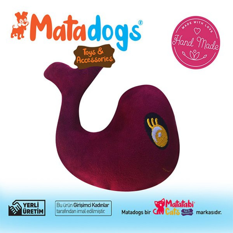Mata Dogs 20 Cm Whali Oyuncağı Bordo | Kumaş Ve Peluş Köpek Oyuncağı Mata Dogs 20 Cm Whali Oyuncağı Bordo | Kumaş Ve Peluş Köpek Oyuncağı