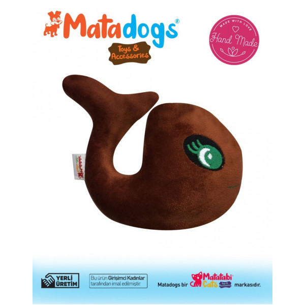 Mata Dogs 20 Cm Whali Oyuncak Kahverengi | Kumaş Ve Peluş Köpek Oyuncağı
