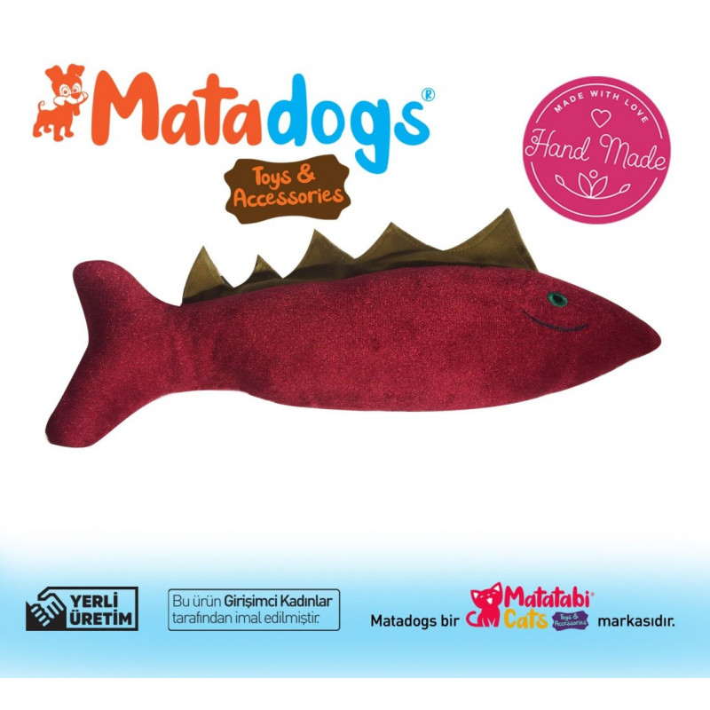 Mata Dogs 25 Cm Spino Balık Şekilli Oyuncak Kırmızı | Kumaş Ve Peluş Köpek Oyuncağı Mata Dogs 25 Cm Spino Balık Şekilli Oyuncak Kırmızı | Kumaş Ve Peluş Köpek Oyuncağı