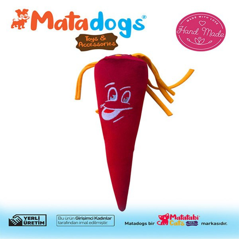Mata Dogs 28 Cm Mooni Havuç Şekilli Oyunca Kırmızı | Kumaş Ve Peluş Köpek Oyuncağı Mata Dogs 28 Cm Mooni Havuç Şekilli Oyunca Kırmızı | Kumaş Ve Peluş Köpek Oyuncağı