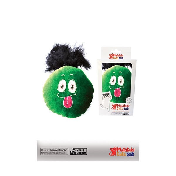 Matatabi Cats 12 Cm Mino Oyuncak Yeşil | Peluş Kedi Oyuncağı