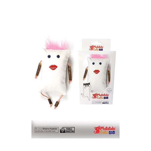 Matatabi Cats 12 Cm Mrs Kedi Oyuncagı Beyaz | Peluş Kedi Oyuncağı