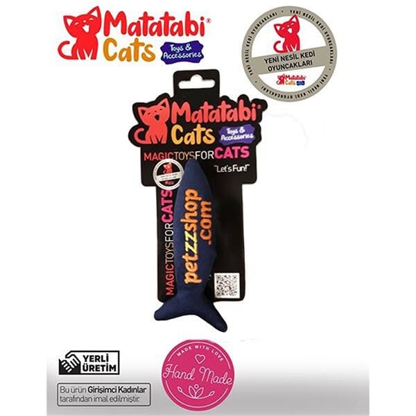 Matatabi Cats 15 Cm Jr Fish Balık | Kedi Çiğneme Oyuncağı