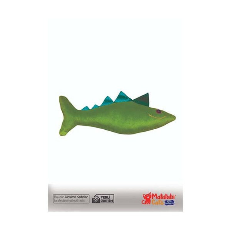 Matatabi Cats 27 Cm Spino Oyuncagı Yeşil | Peluş Kedi Oyuncağı Matatabi Cats 27 Cm Spino Oyuncagı Yeşil | Peluş Kedi Oyuncağı