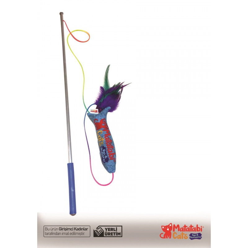 Matatabi Cats 50x70 Cm JR.Fish Balıklı Olta | Kedi Oltası