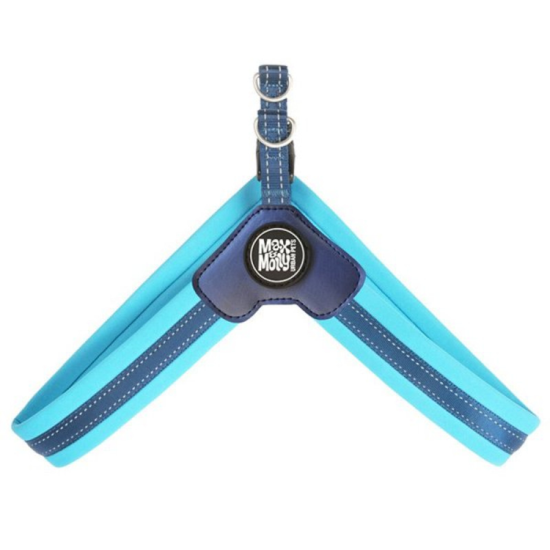 Max & Molly 58-62 Cm Q-Fit Matrix Göğüs Tasması XLarge Sky Blue