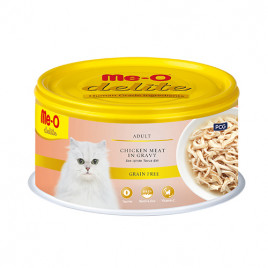 Me-O 6 Adet Delite Adult Chicken Meat in Gravy 80 Gr | Yetişkin Kedi Maması Me-O 6 Adet Delite Adult Chicken Meat in Gravy 80 Gr | Yetişkin Kedi Maması