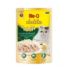 Delite 70 Gr Ton Balıklı ve Tavuklu Pouch Yaşlı Kedi Maması