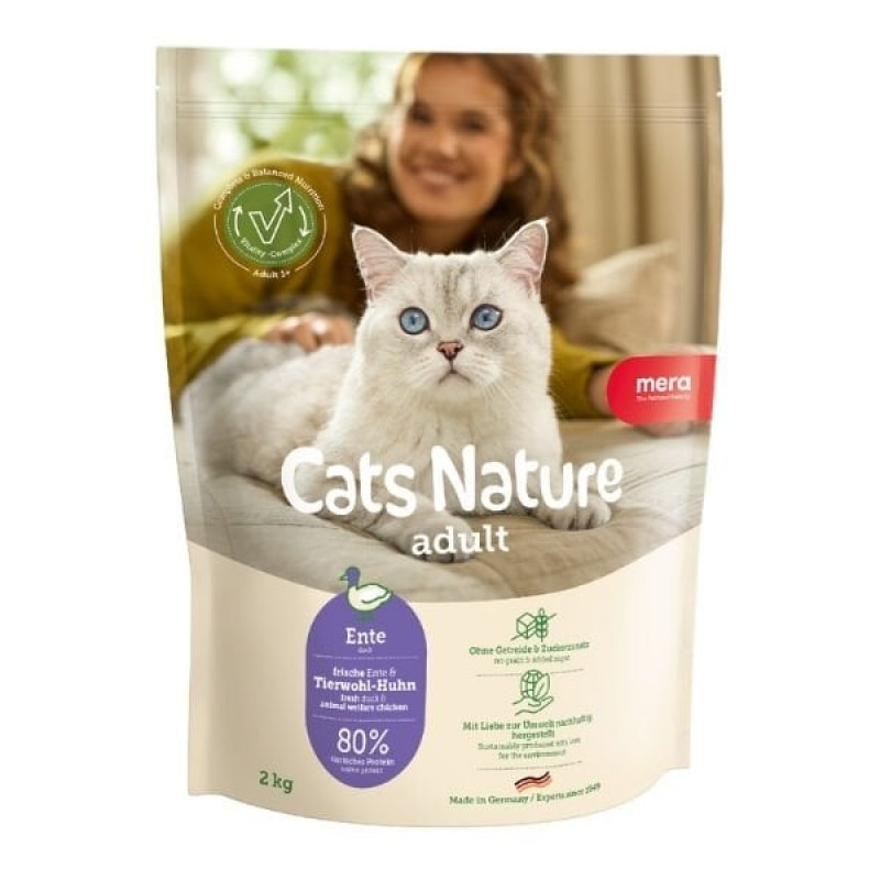 Mera Cats Nature 2 Kg Ördekli Yetişkin Kedi Maması 