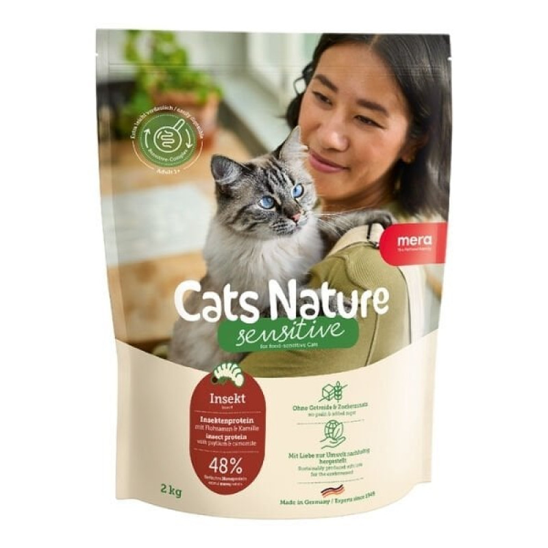 Mera Cats Nature Insect 2 Kg Böcekli Yetişkin Kedi Maması 