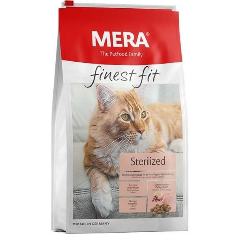 Mera Finest Fit Sterilized 10 Kg Kümes Hayvanlı Kısır Kedi Maması 