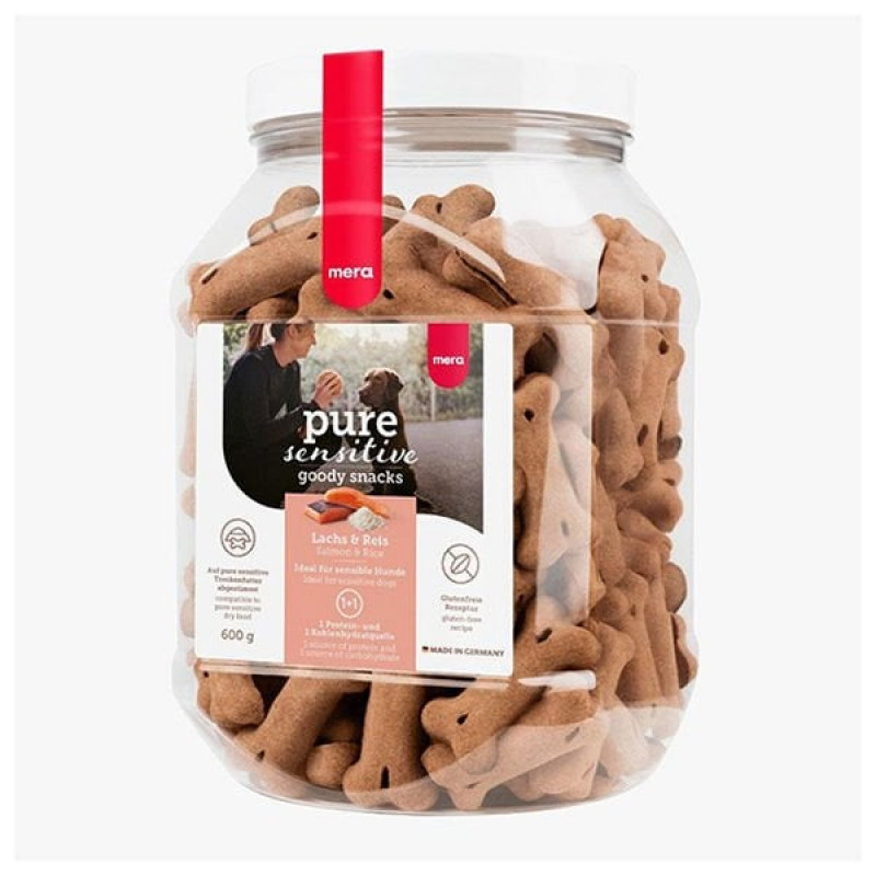 Mera Pure Sensitive 600 Gr Somonlu Köpek Ödül Bisküvisi 