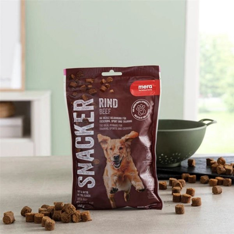 Mera Snacker 200 Gr Sığır Etli Yumuşak Köpek Ödülü Maması 