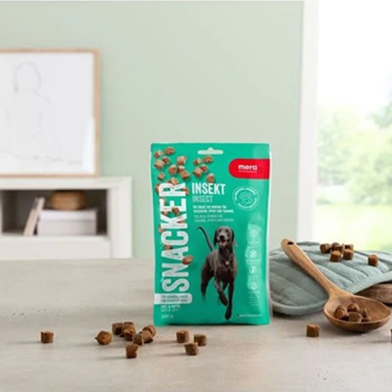Mera Snacker İnsect 200 Gr Böcekli Yumuşak Köpek Ödülü Maması 