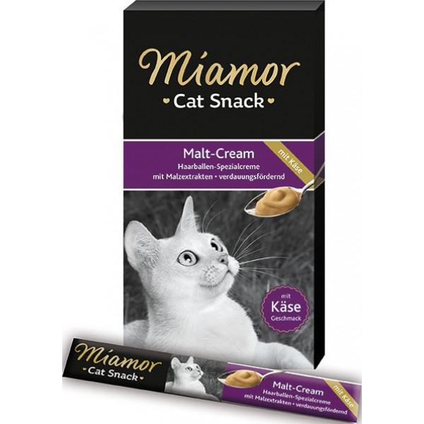 Miamor 6 Adet Cream Malt Ve Peynir Özlü 15 Gr | Kedi Sıvı Ödül Maması