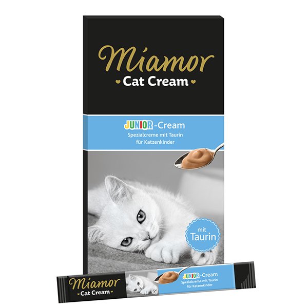Miamor 6x15 Gr Junior Cream Süt Kremalı Ek Besin ve Yavru Kedi Ödülü | Kedi Sıvı Ödül Maması