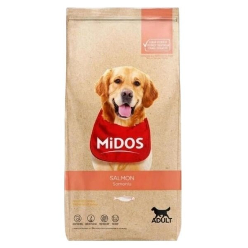 Midos 15 Kg Somonlu Yetişkin Köpek Maması 