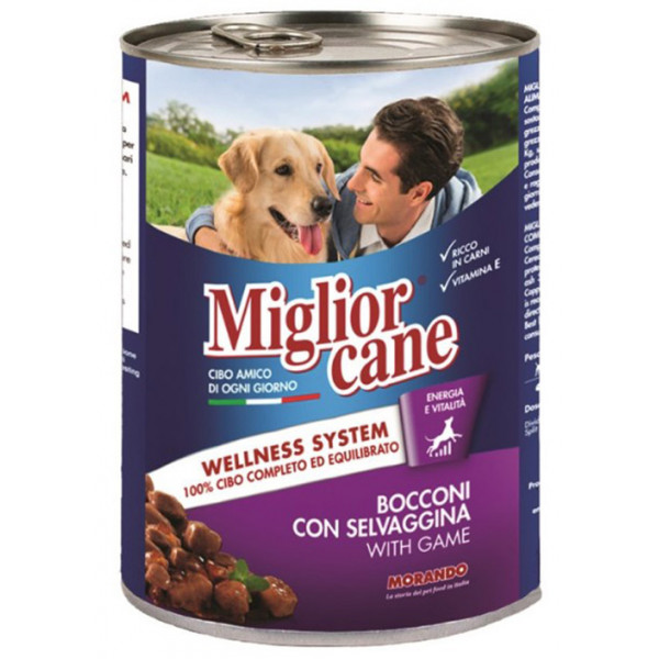 Miglior Cane 24 Adet Chunks With Game 405 Gr | Yetişkin Köpek Konserve Maması