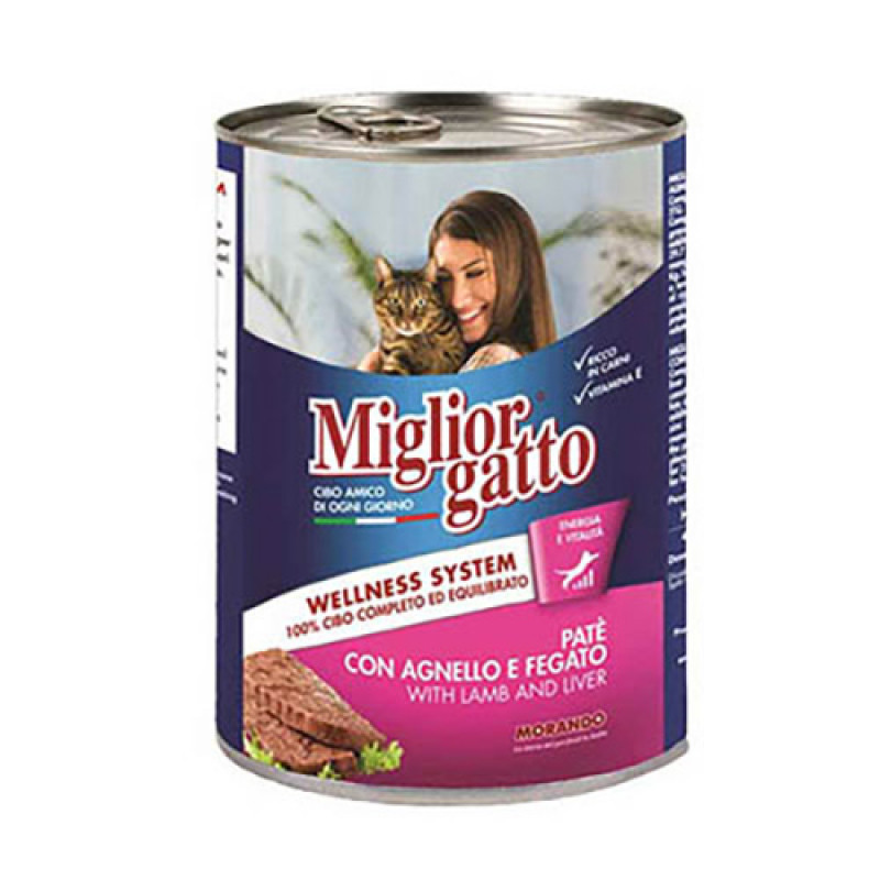 Miglior Gatto 6 Adet Pate With Lamb And Liver 400 Gr | Kuzu Etli Kedi Maması Miglior Gatto 6 Adet Pate With Lamb And Liver 400 Gr | Kuzu Etli Kedi Maması