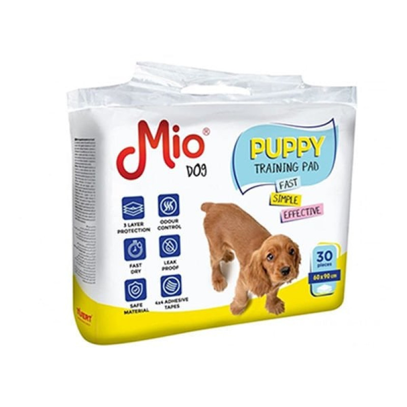Mio 30 Adet Emici Tuvalet Eğitim Pedi 60x90 Cm | Köpek Çiş Alıştırma Pedi Mio 30 Adet Emici Tuvalet Eğitim Pedi 60x90 Cm | Köpek Çiş Alıştırma Pedi