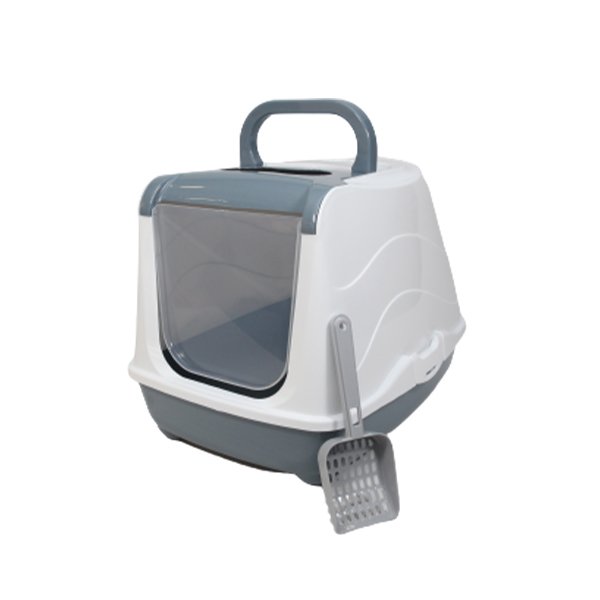 Mio 36x49x39 Cm Kapalı Tuvalet Gri | Kapalı Kedi Tuvaleti