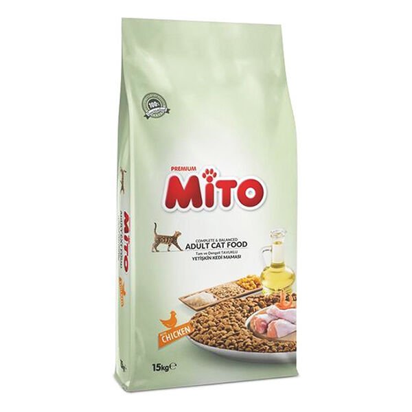 Mito 15 Kg Adult Tavuk | Yetişkin Kuru Kedi Maması
