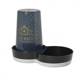 1,5 Lt Luxurious Hazneli Mama Ve Su Kabı | Plastik Mama Ve Su Kabı 1,5 Lt Luxurious Hazneli Mama Ve Su Kabı | Plastik Mama Ve Su Kabı