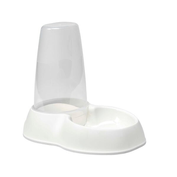 Moderna 1,5 Lt Seniflo Hazneli Mama ve Su Kabı Beyaz | Hazneli Mama Ve Su Kabı