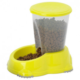 1,5 Lt Snacker Mama Kabı Sarı | Hazneli Mama Ve Su Kabı 1,5 Lt Snacker Mama Kabı Sarı | Hazneli Mama Ve Su Kabı