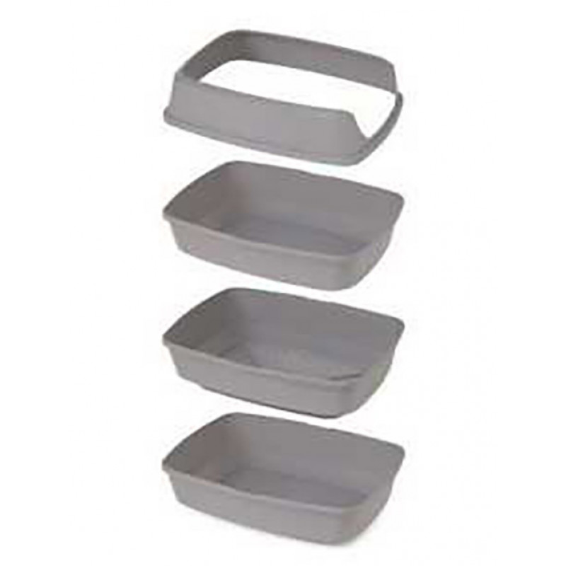 Moderna 4 Katlı 38x50x24 Cm Elekli Açık Tuvalalet | Elekli Kedi Tuvaleti