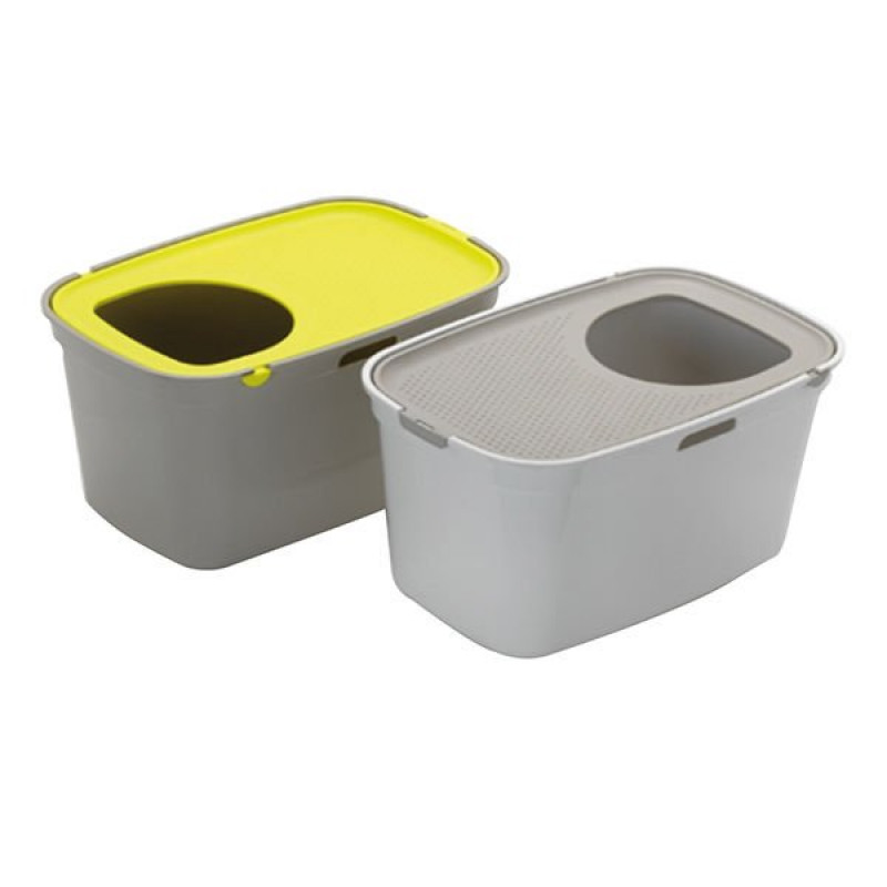 Moderna 59 Cm Top Cat Gri/Sarı Tuvalet | Filtresiz Kapalı Kedi Tuvaleti Moderna 59 Cm Top Cat Gri/Sarı Tuvalet | Filtresiz Kapalı Kedi Tuvaleti