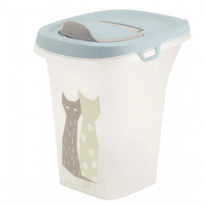 Moderna 6 Lt Trendy Friends Maasai Kedi Saklama Kabı | Mama Saklama Kabı Moderna 6 Lt Trendy Friends Maasai Kedi Saklama Kabı | Mama Saklama Kabı