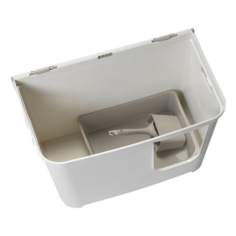 Moderna 75,7x45x45 Cm Casetta Camelia Kapalı Tuvalet Beyaz | Kapalı Kedi Tuvaleti