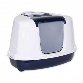 Moderna Flip Koseli Tuvalet Lacivert | Filtresiz Kapalı Kedi Tuvaleti Moderna Flip Koseli Tuvalet Lacivert | Filtresiz Kapalı Kedi Tuvaleti