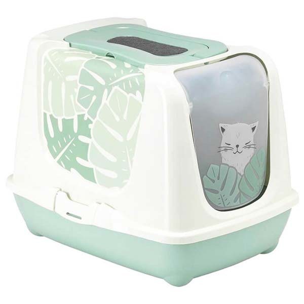 Moderna L Trendy Cat Eden Fitreli Kapalı Tuvalet | Kapalı Kedi Tuvaleti