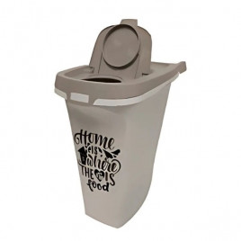 Trendy Story Kedi ve Köpek Plastik Mama Saklama Kabı 36.2x20.1x36.5 Cm