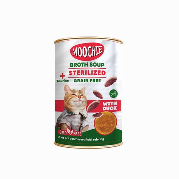 Moochie 135 Ml Broth Soup Sterilised Adult Ördek | Yetişkin Kedi Maması