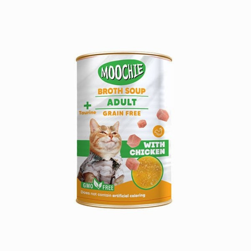 Moochie 135 Ml Et Suyu Çorba Tavuk | Kedi Sıvı Ödül Maması Moochie 135 Ml Et Suyu Çorba Tavuk | Kedi Sıvı Ödül Maması