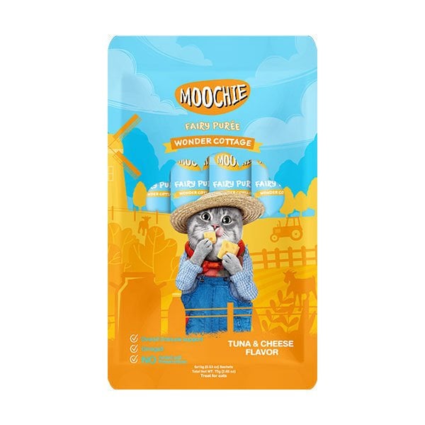 Moochie 75 Gr Fairy Puree Sea Breeze Epic Ton ve Peynir | Kedi Sıvı Ödül Maması
