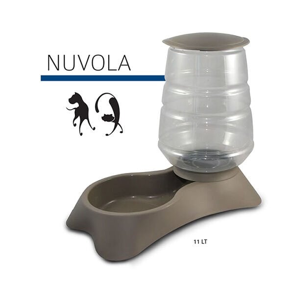 Mp 11 Lt Nuvola Hazneli Su Kabı Kahverengi | Hazneli Mama Ve Su Kabı