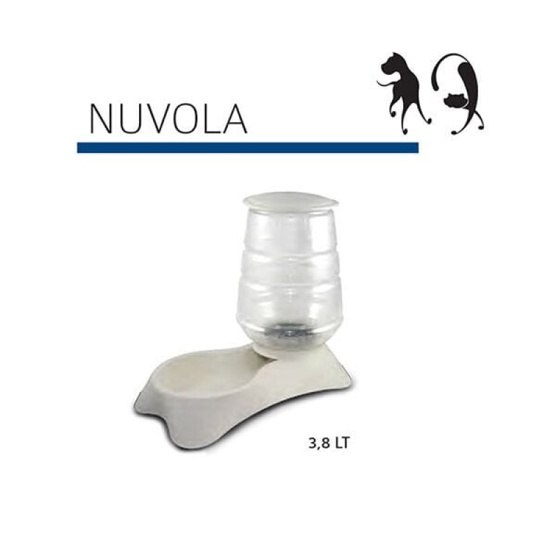 Mp 3,8 Lt Bergamo Nuvola Hazneli Mama ve Su Kabı Beyaz | Hazneli Mama Ve Su Kabı Mp 3,8 Lt Bergamo Nuvola Hazneli Mama ve Su Kabı Beyaz | Hazneli Mama Ve Su Kabı