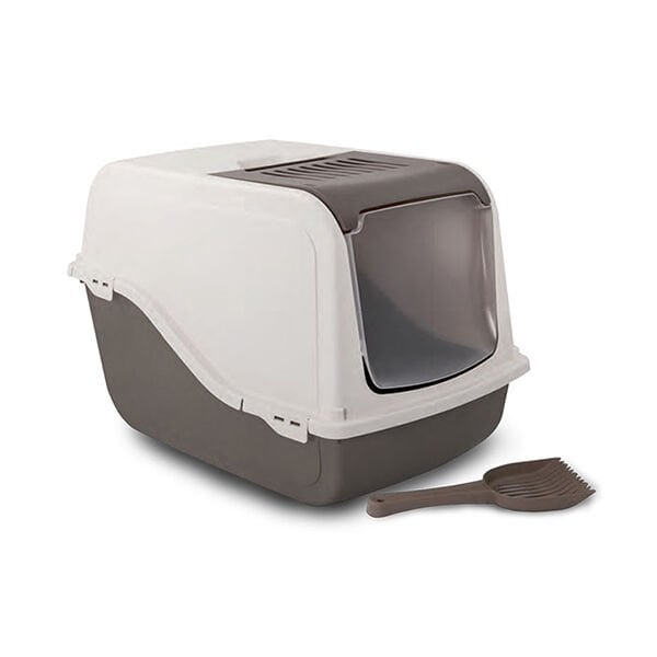 Mp 57x39x38 Cm Ariel Çift Açılır Filtreli Kapalı Tuvalet | Kapalı Kedi Tuvaleti