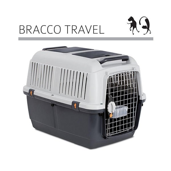 Mp 92x64x67.5 Cm Wojer Bracco Travel Taşıma Siyah | Köpek Taşıma Çantası Ve Kafes